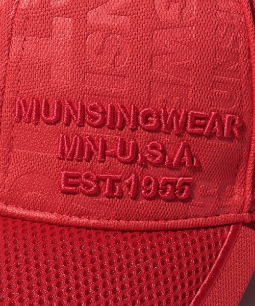 Munsingwear(マンシングウェア)/クーリングエンボス加工キャップ【アウトレット】/img04