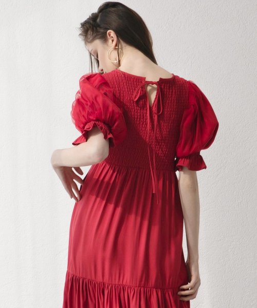 MIELI INVARIANT(ミエリ インヴァリアント)/Ravenna Shirring Dress/img39