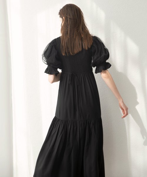MIELI INVARIANT(ミエリ インヴァリアント)/Ravenna Shirring Dress/img47