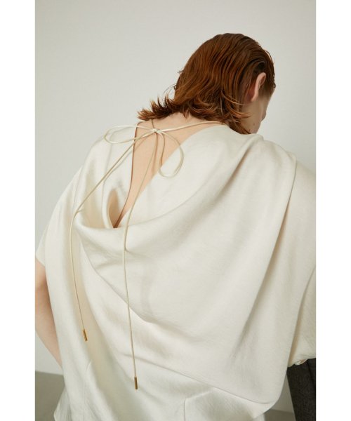 RIM.ARK(リムアーク)/Back drape gloss tops/img12