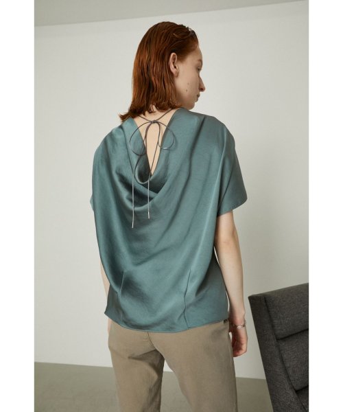 RIM.ARK(リムアーク)/Back drape gloss tops/img16