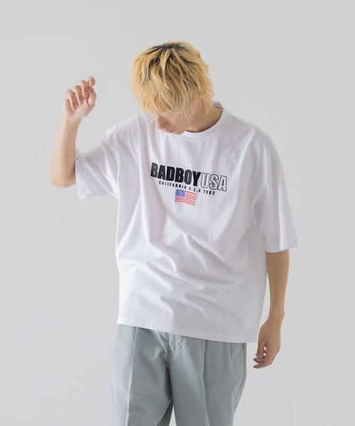 ABAHOUSE(ABAHOUSE)/【BADBOY / バッドボーイ】USA ロゴ パロディ Tシャツ/img10