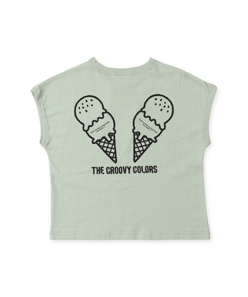 GROOVY COLORS(グルービーカラーズ)/天竺 ICE CREAM ノースリーブTシャツ/img03