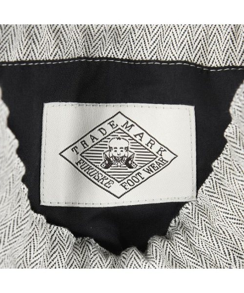 Tabeez(タビーズ)/福助 公式 バッグ　巾着 ユニセックス Tabeez(タビーズ)　ヘリンボーン　9601－300<br>グレー レディース　メンズ　福助足袋　日本製 フクスケ　/img04