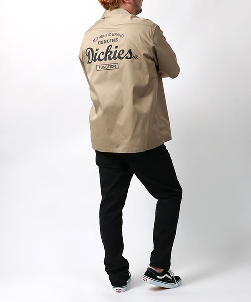 MARUKAWA(大きいサイズのマルカワ)/【GENUINE Dickies】ジェニュインディッキーズ 大きいサイズ 半袖 チェック バック ロゴ プリント オープンカラーシャツ シャツ/img12