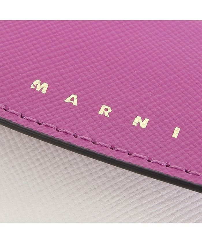 MARNI マルニ BUSINESS CARD CASE SAFFIANO サフィアーノレザー 