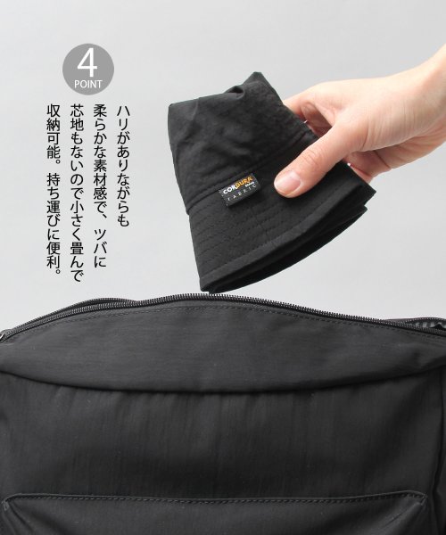 Besiquenti(ベーシックエンチ)/リップストップ コーデュラコットン メトロハット クルーハット バケットハット 日本製CORDURA 帽子 メンズ カジュアル アウトドア シンプル/img05