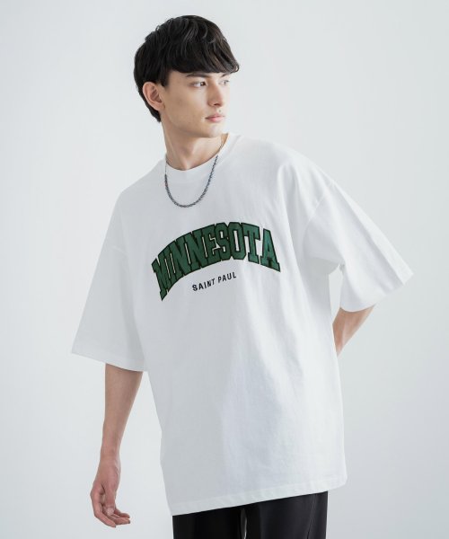 Rocky Monroe(ロッキーモンロー)/Tシャツ 半袖 メンズ レディース カレッジ アメカジ カジュアル ストリート ミソネタ パラマス アメリカ ルーズ ワイド ビッグシルエット オーバーサイズ /img08