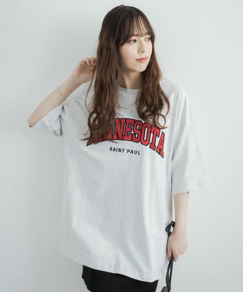 Rocky Monroe(ロッキーモンロー)/Tシャツ 半袖 メンズ レディース カレッジ アメカジ カジュアル ストリート ミソネタ パラマス アメリカ ルーズ ワイド ビッグシルエット オーバーサイズ /img21