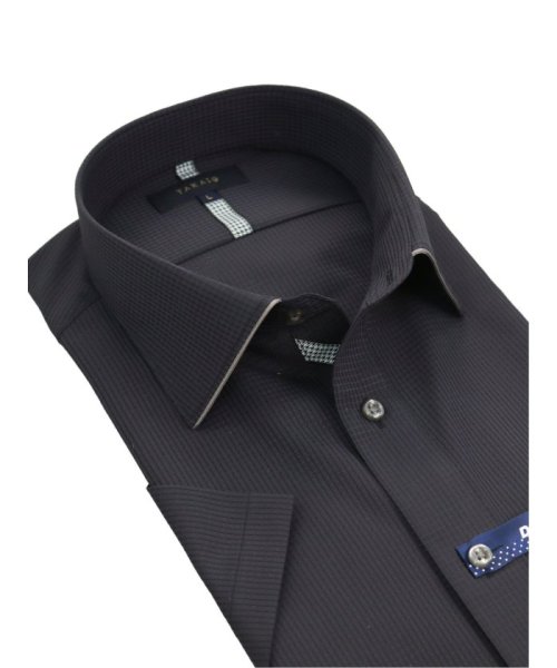 TAKA-Q(タカキュー)/ドットエアー/DotAir スタンダードフィット ワイドカラー 半袖 ニット 半袖 シャツ メンズ ワイシャツ ビジネス ノーアイロン 形態安定 yシャツ 速乾/img01