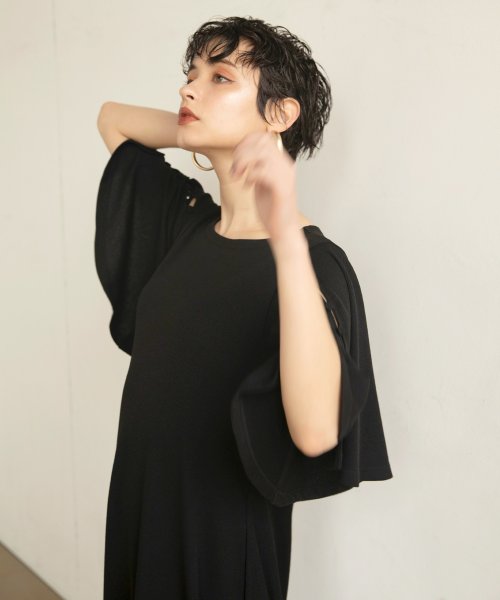 MIELI INVARIANT(ミエリ インヴァリアント)/Button Flare Sleeve Dress/img13