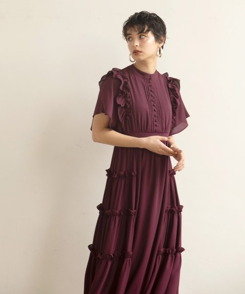MIELI INVARIANT(ミエリ インヴァリアント)/Petal Tiered Frill Dress/img18