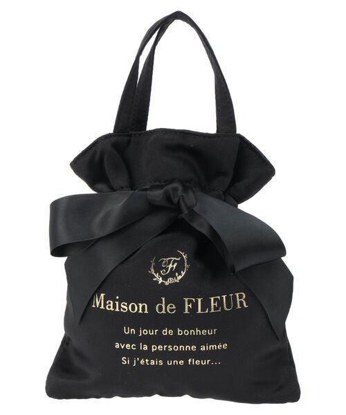 Maison de FLEUR(メゾンドフルール)/リボン巾着ポーチ/img14