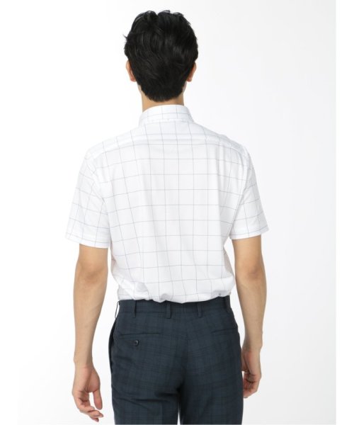 TAKA-Q(タカキュー)/クールパス/COOLPASS スタンダードフィット ボタンダウン 半袖 ニット 半袖 シャツ メンズ ワイシャツ ビジネス ノーアイロン 形態安定 yシャツ 速/img02