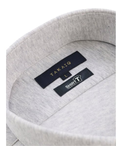 TAKA-Q(タカキュー)/SHIRT－T スタンダードフィット ボタンダウン 半袖 ニット 半袖 シャツ メンズ ワイシャツ ビジネス ノーアイロン 形態安定 yシャツ 速乾/img04