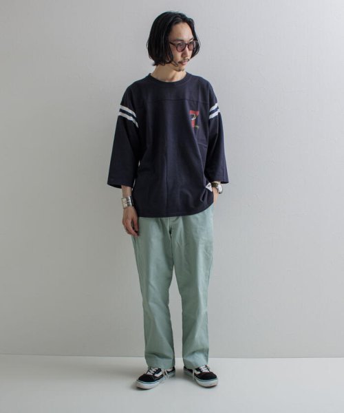 GLOSTER(GLOSTER)/【Collegiate Pacific/カレッジエイト パシフィック】フットボールTシャツ 7分袖/img19