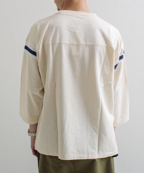 GLOSTER(GLOSTER)/【Collegiate Pacific/カレッジエイト パシフィック】フットボールTシャツ 7分袖/img34