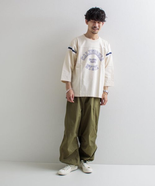 GLOSTER(GLOSTER)/【Collegiate Pacific/カレッジエイト パシフィック】フットボールTシャツ 7分袖/img36