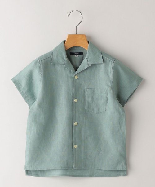 SHIPS KIDS(シップスキッズ)/SHIPS KIDS:リネン オープンカラー 半袖 シャツ(100～130cm)/img09