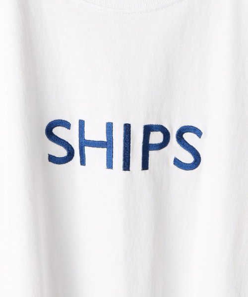 SHIPS MEN(シップス　メン)/SHIPS: ロゴ エンブロイダリー Tシャツ/img59