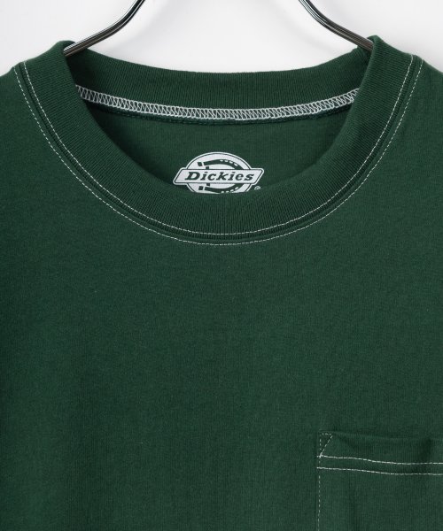 Dickies(Dickies)/【Dickies】　ディッキーズ　胸ポケット付き　半袖Tシャツ/アメカジ/ストリート/ミニロゴ/ワンポイント/img02