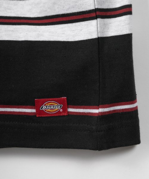 Dickies(Dickies)/【Dickies】　ディッキーズ　マルチボーダー柄　半袖Tシャツ/アメカジ/ストリート/ミニロゴ/ワンポイント/img04