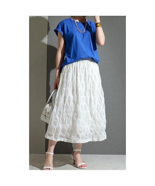 楕円ドットのふんわりスカート 