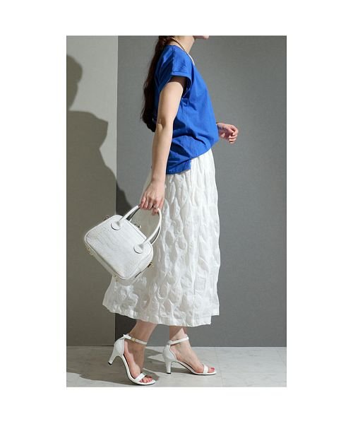 楕円ドットのふんわりスカート 