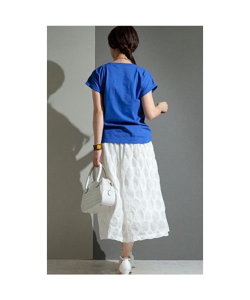 楕円ドットのふんわりスカート 