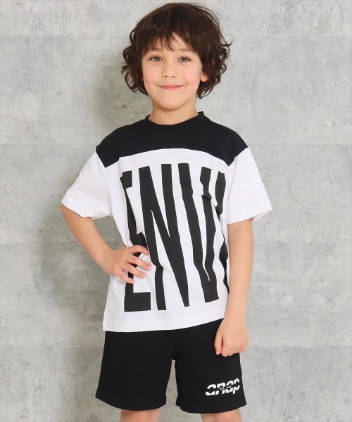 ANAP KIDS(アナップキッズ)/プリント配色ビッグTシャツ/img01