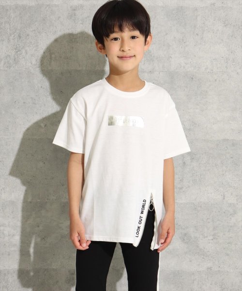 ANAP KIDS(アナップキッズ)/リングジップスリットビッグTシャツ/img03