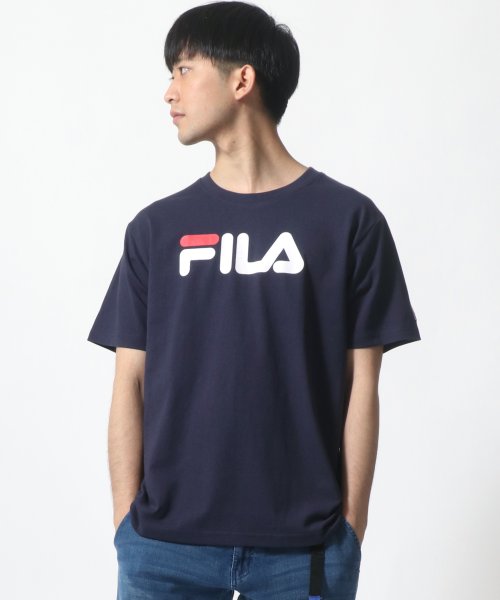 LAZAR(ラザル)/【Lazar】FILA/フィラ ロゴ プリント クルーネック Tシャツ/img14