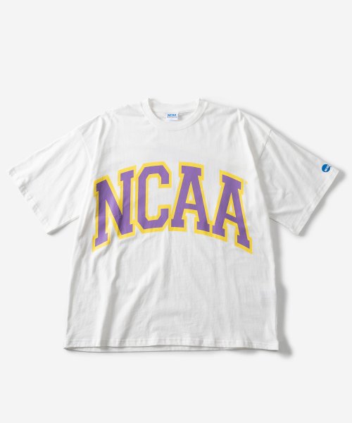 NCAA(NCAA)/【NCAA】　エヌ・シー・エー・エー　ビッグロゴプリント　半袖Tシャツ/アメカジ/スポーツMIX/デカロゴ/バックプリント/オーバーサイズ/ビッグシルエット/img05