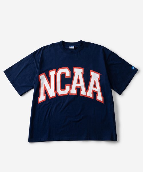 NCAA(NCAA)/【NCAA】　エヌ・シー・エー・エー　ビッグロゴプリント　半袖Tシャツ/アメカジ/スポーツMIX/デカロゴ/バックプリント/オーバーサイズ/ビッグシルエット/img11