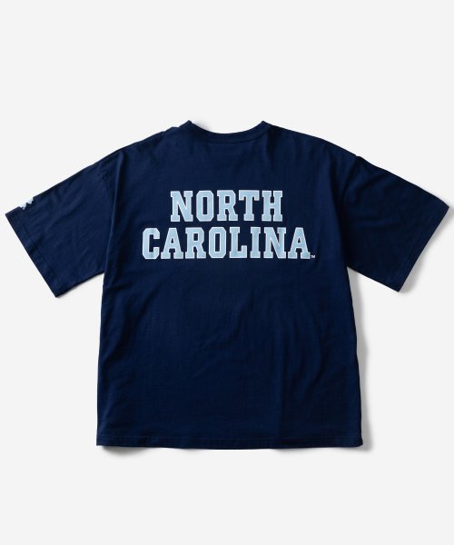 NCAA(NCAA)/【NCAA】　エヌ・シー・エー・エー　UNC&NORTH CAROLINA　ビッグロゴプリント　半袖Tシャツ/アメカジ/スポーツMIX/デカロゴ/バックプリント/img09