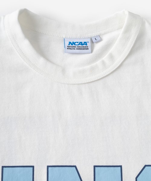 NCAA(NCAA)/【NCAA】　エヌ・シー・エー・エー　UNC&NORTH CAROLINA　ビッグロゴプリント　半袖Tシャツ/アメカジ/スポーツMIX/デカロゴ/バックプリント/img10