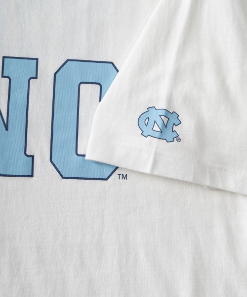 NCAA(NCAA)/【NCAA】　エヌ・シー・エー・エー　UNC&NORTH CAROLINA　ビッグロゴプリント　半袖Tシャツ/アメカジ/スポーツMIX/デカロゴ/バックプリント/img11