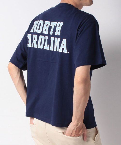 NCAA(NCAA)/【NCAA】　エヌ・シー・エー・エー　UNC&NORTH CAROLINA　ビッグロゴプリント　半袖Tシャツ/アメカジ/スポーツMIX/デカロゴ/バックプリント/img26