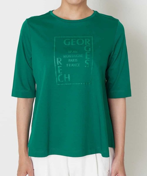 GEORGES RECH(ジョルジュ・レッシュ)/【接触冷感】ロゴプリントTシャツ/img12