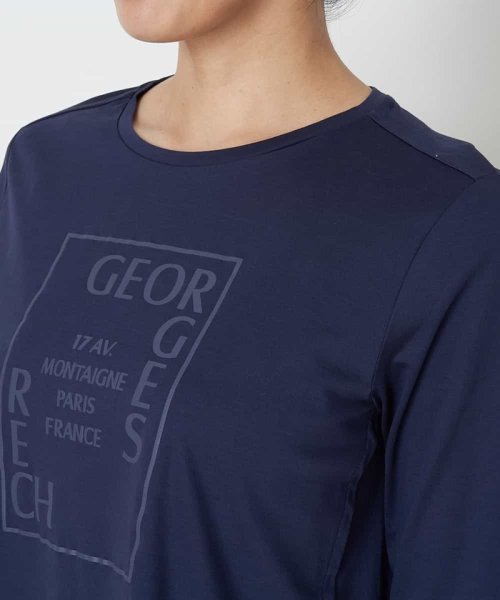 GEORGES RECH(ジョルジュ・レッシュ)/【接触冷感】ロゴプリントTシャツ/img21