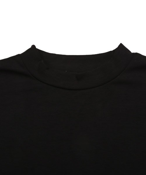 LUXSTYLE(ラグスタイル)/ポンチモックネック5分袖BIGトレーナー/トレーナー Tシャツ メンズ 5分袖 ビッグシルエット モックネック ポンチ/img16