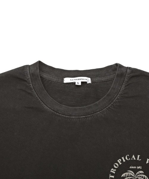 LUXSTYLE(ラグスタイル)/ピグメントプリントTシャツ/Tシャツ メンズ 半袖 ビッグシルエット サーフ イラスト プリント ピグメント/img14