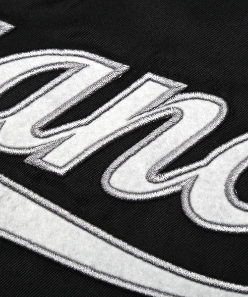 LUXSTYLE(ラグスタイル)/ワッペン刺繍ロゴ半袖カットスタジャン/スタジャン メンズ 半袖 シャツ ビッグシルエット ワッペン ロゴ/img15