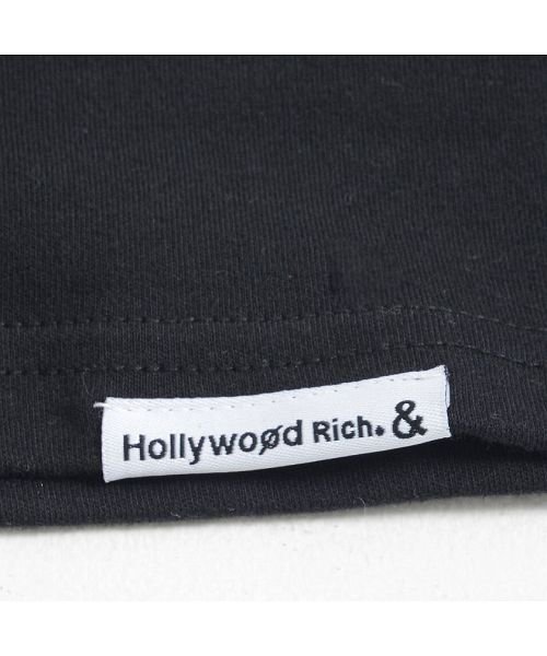 SB Select(エスビーセレクト)/Hollywood rich.& バッククロスロゴプリントクルーネック半袖Tシャツ メンズ ブランド おしゃれ 大人 ファッション 半袖 ポケT バックプリント/img11
