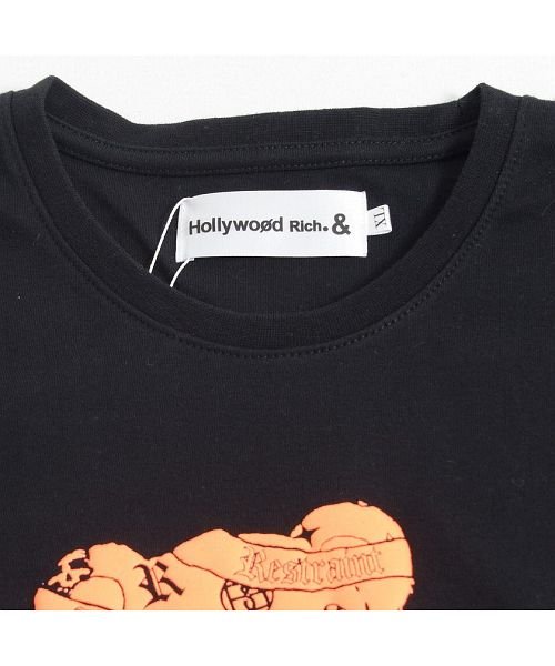 SB Select(エスビーセレクト)/Hollywood rich.& 蛍光ベア発泡プリントクルーネック半袖Tシャツ メンズ ブランド おしゃれ 大人 カジュアル ファッション 半袖 蛍光 クマ 熊/img06