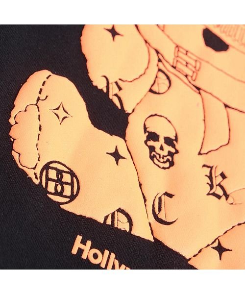 SB Select(エスビーセレクト)/Hollywood rich.& 蛍光ベア発泡プリントクルーネック半袖Tシャツ メンズ ブランド おしゃれ 大人 カジュアル ファッション 半袖 蛍光 クマ 熊/img08