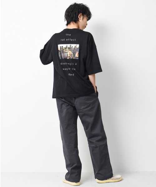 RAT EFFECT(ラット エフェクト)/バックフォトPTスーパービッグTシャツ/img04