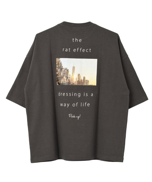 RAT EFFECT(ラット エフェクト)/バックフォトPTスーパービッグTシャツ/img14