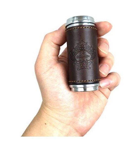 Orobianco(オロビアンコ)/オロビアンコ Orobianco 携帯灰皿 メンズ レディース 本革 筒型 ブラック ブラウン キャメル 黒 ORA－001/img01