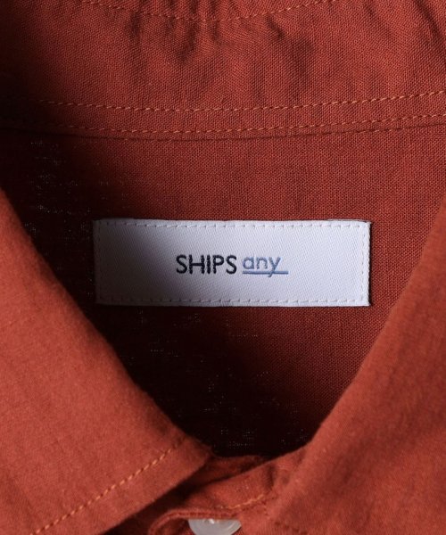 SHIPS any MEN(シップス　エニィ　メン)/SHIPS any: 〈洗濯機可能〉オーガニックコットン / リネン ７分袖 レギュラー シャツ◇/img31